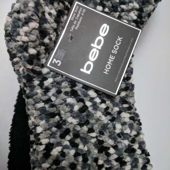 Set of 6pk Bebe Warm Cozy Socks NWT 6 pairs - Picture 4 of 7
